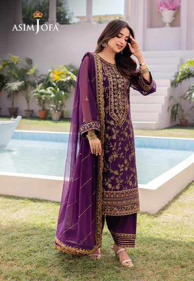 Asim Jofa | Dhanak Rang Collection | AJCF-08 - Waniyas