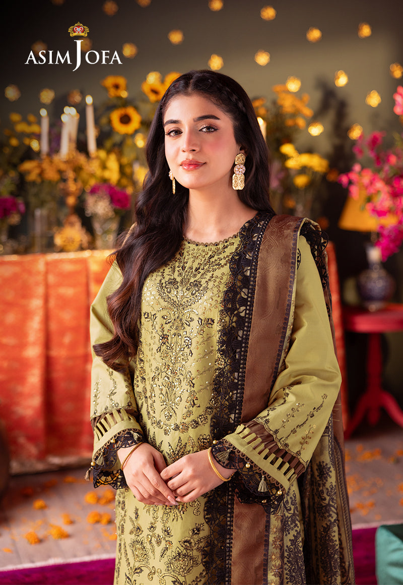 Asim Jofa | Asra Festive Essentials | AJRA-13 - Designer Dress with Intricate embroidery and embellishments. Shop elegent wedding dress at Maria Faisal.
