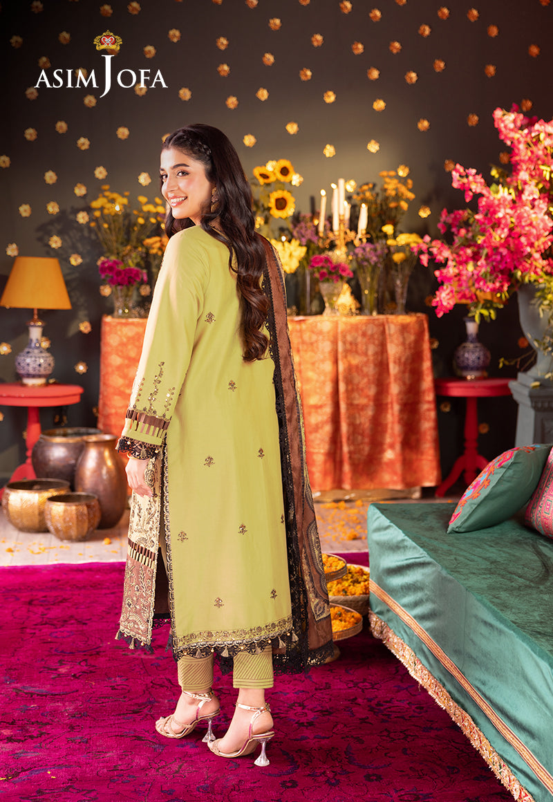 Asim Jofa | Asra Festive Essentials | AJRA-13 - Designer Dress with Intricate embroidery and embellishments. Shop elegent wedding dress at Maria Faisal.
