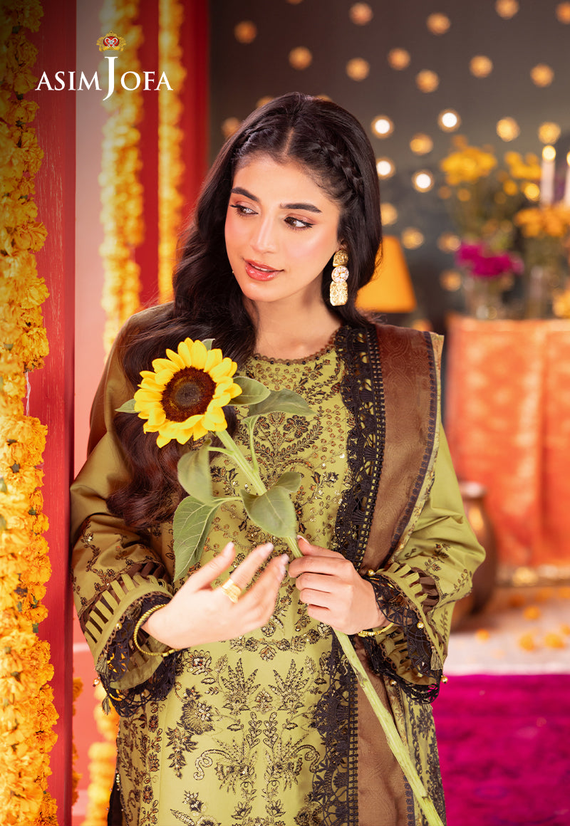 Asim Jofa | Asra Festive Essentials | AJRA-13 - Designer Dress with Intricate embroidery and embellishments. Shop elegent wedding dress at Maria Faisal.