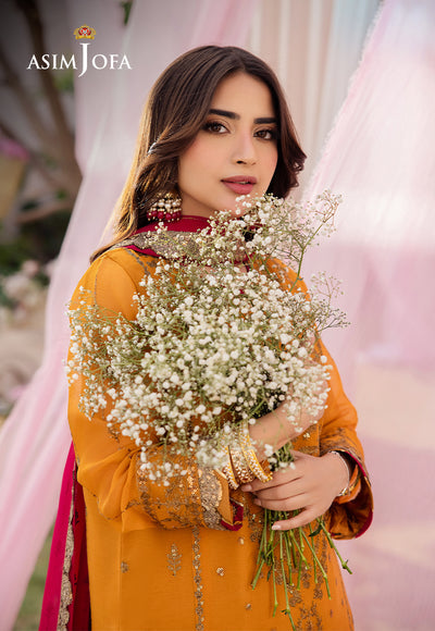 Asim Jofa | Dhanak Rang Collection | AJCF-25 - Waniyas