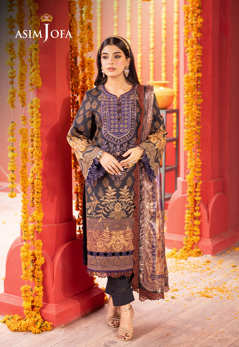 Asim Jofa | Asra Festive Essentials | AJRA-01 - Designer Dress with Intricate embroidery and embellishments. Shop elegent wedding dress at Maria Faisal.