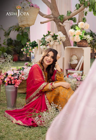 Asim Jofa | Dhanak Rang Collection | AJCF-25 - Waniyas