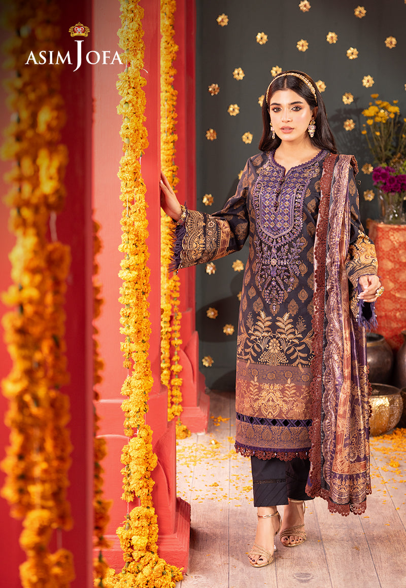Asim Jofa | Asra Festive Essentials | AJRA-01 - Designer Dress with Intricate embroidery and embellishments. Shop elegent wedding dress at Maria Faisal.
