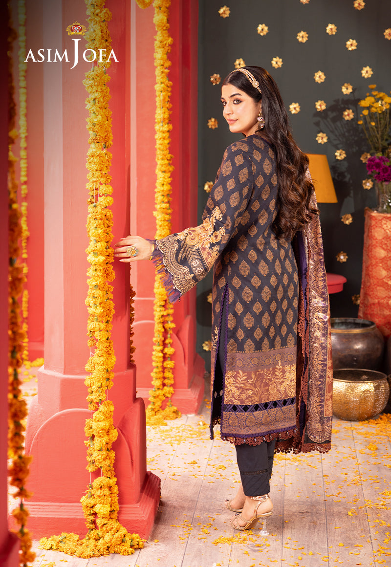 Asim Jofa | Asra Festive Essentials | AJRA-01 - Designer Dress with Intricate embroidery and embellishments. Shop elegent wedding dress at Maria Faisal.