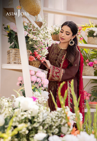 Asim Jofa | Dhanak Rang Collection | AJCF-27 - Waniyas