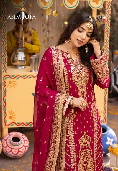 Asim Jofa | Chamak Damak Festive 24 | AJCD-21 - Pakistani Dress - Maria Faisal