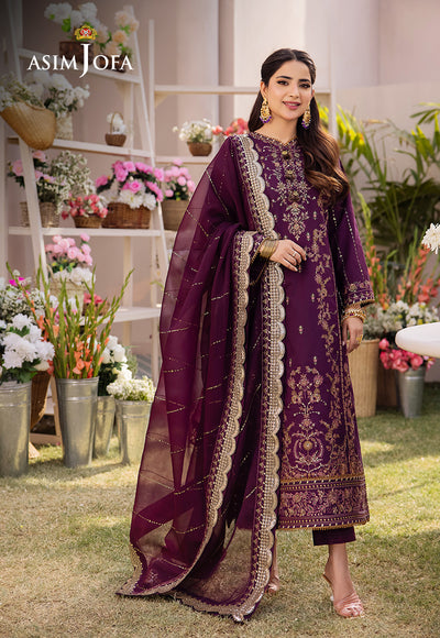 Asim Jofa | Dhanak Rang Collection | AJCF-22 - Waniyas