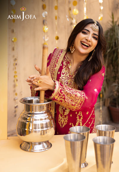 Asim Jofa | Chamak Damak Festive 24 | AJCD-21 - Pakistani Dress - Maria Faisal