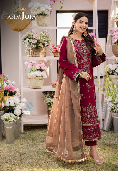 Asim Jofa | Dhanak Rang Collection | AJCF-20 - Waniyas