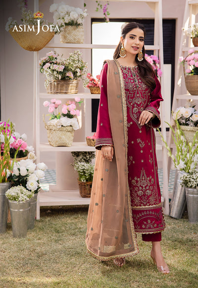 Asim Jofa | Dhanak Rang Collection | AJCF-20 - Waniyas