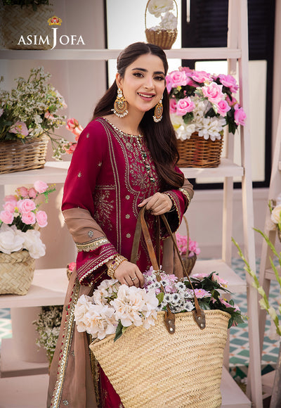 Asim Jofa | Dhanak Rang Collection | AJCF-20 - Waniyas