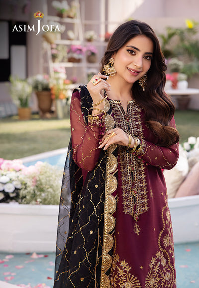 Asim Jofa | Dhanak Rang Collection | AJCF-18 - Waniyas