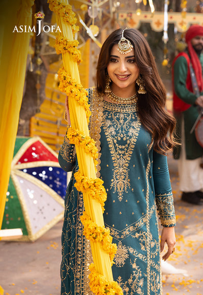 Asim Jofa | Chamak Damak Festive 24 | AJCD-07 - Pakistani Dress - Maria Faisal