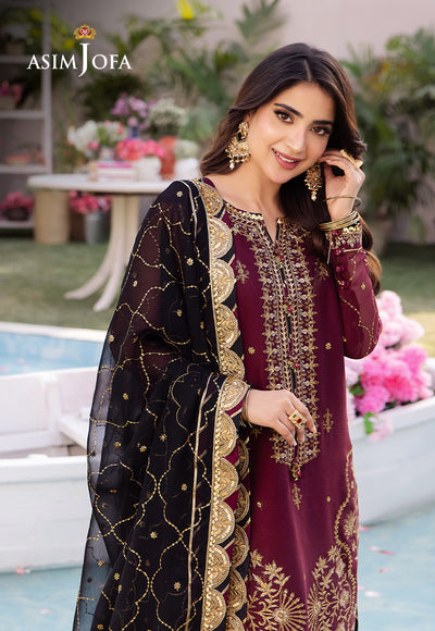 Asim Jofa | Dhanak Rang Collection | AJCF-18 - Waniyas
