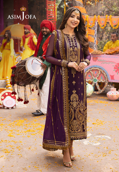 Asim Jofa | Chamak Damak Festive 24 | AJCD-17 - Pakistani Dress - Maria Faisal