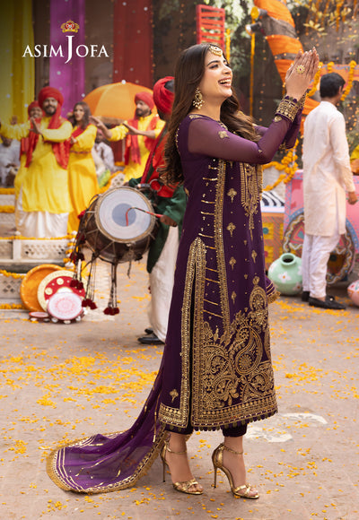 Asim Jofa | Chamak Damak Festive 24 | AJCD-17 - Pakistani Dress - Maria Faisal