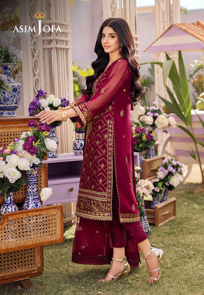 Asim Jofa | Dhanak Rang Collection | AJCF-01 - Waniyas