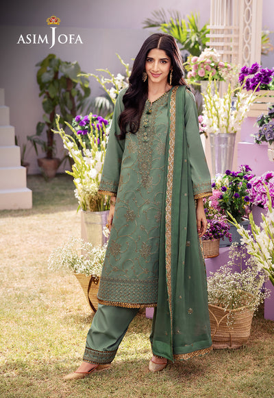 Asim Jofa | Dhanak Rang Collection | AJCF-15 - Waniyas