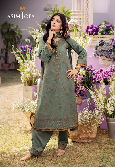 Asim Jofa | Dhanak Rang Collection | AJCF-15 - Waniyas