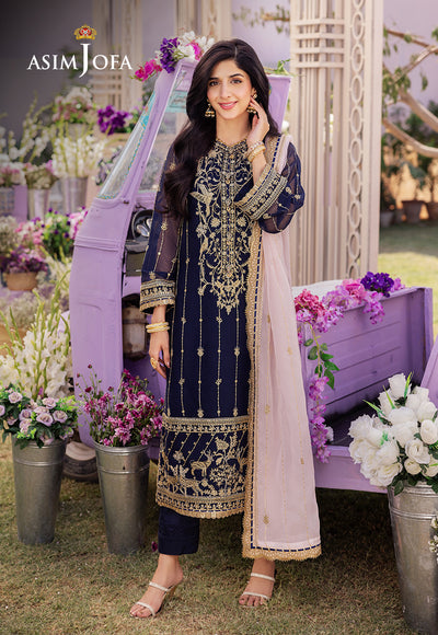 Asim Jofa | Dhanak Rang Collection | AJCF-09 - Waniyas
