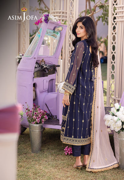 Asim Jofa | Dhanak Rang Collection | AJCF-09 - Waniyas