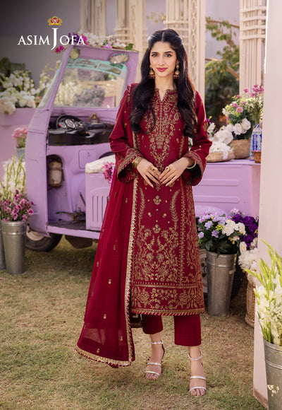Asim Jofa | Dhanak Rang Collection | AJCF-28 - Waniyas