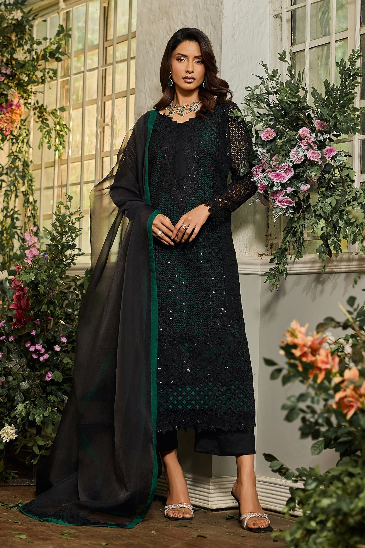 Charizma | Celine Festive 26 |CCE6-03 - Formal Dress - available at Maria Faisal in UK and USA.