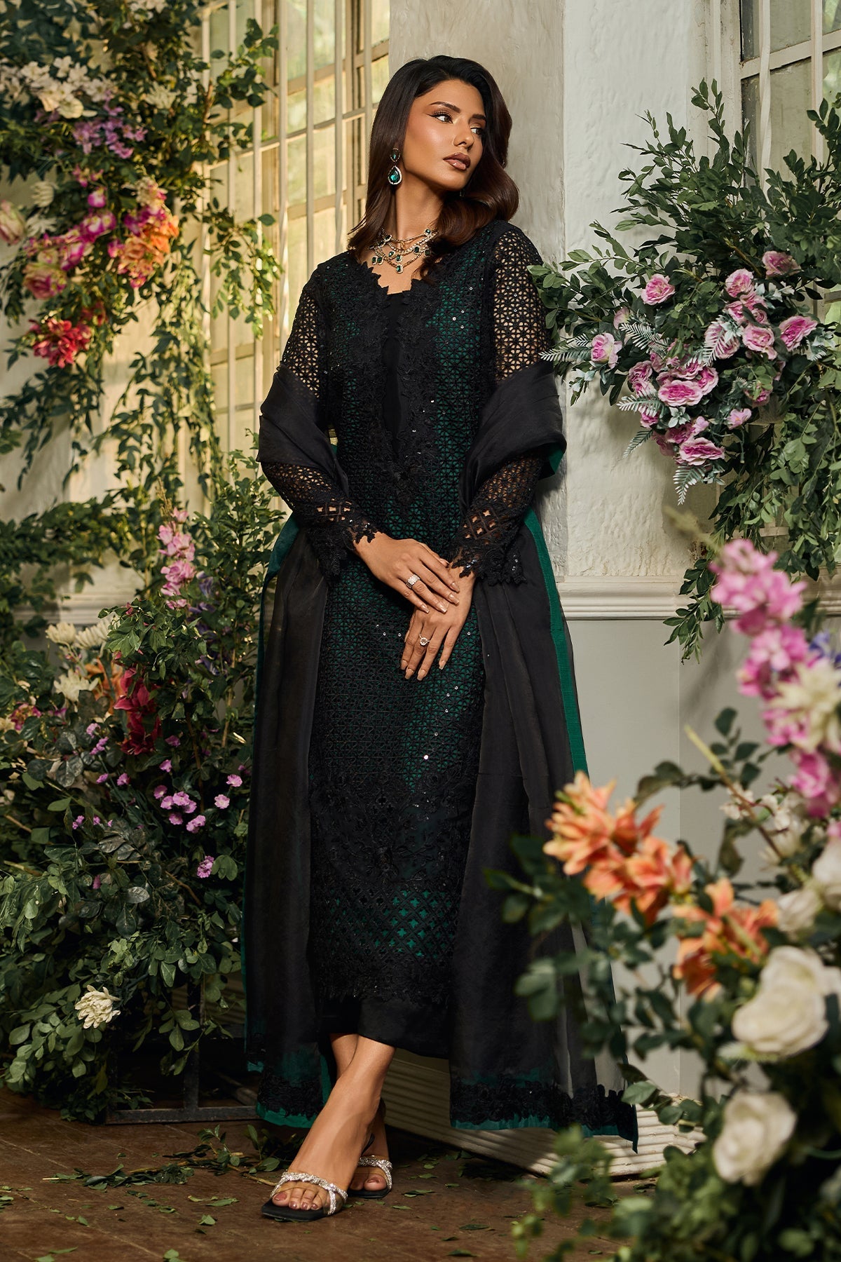 Charizma | Celine Festive 26 |CCE6-03 - Formal Dress - available at Maria Faisal in UK and USA.
