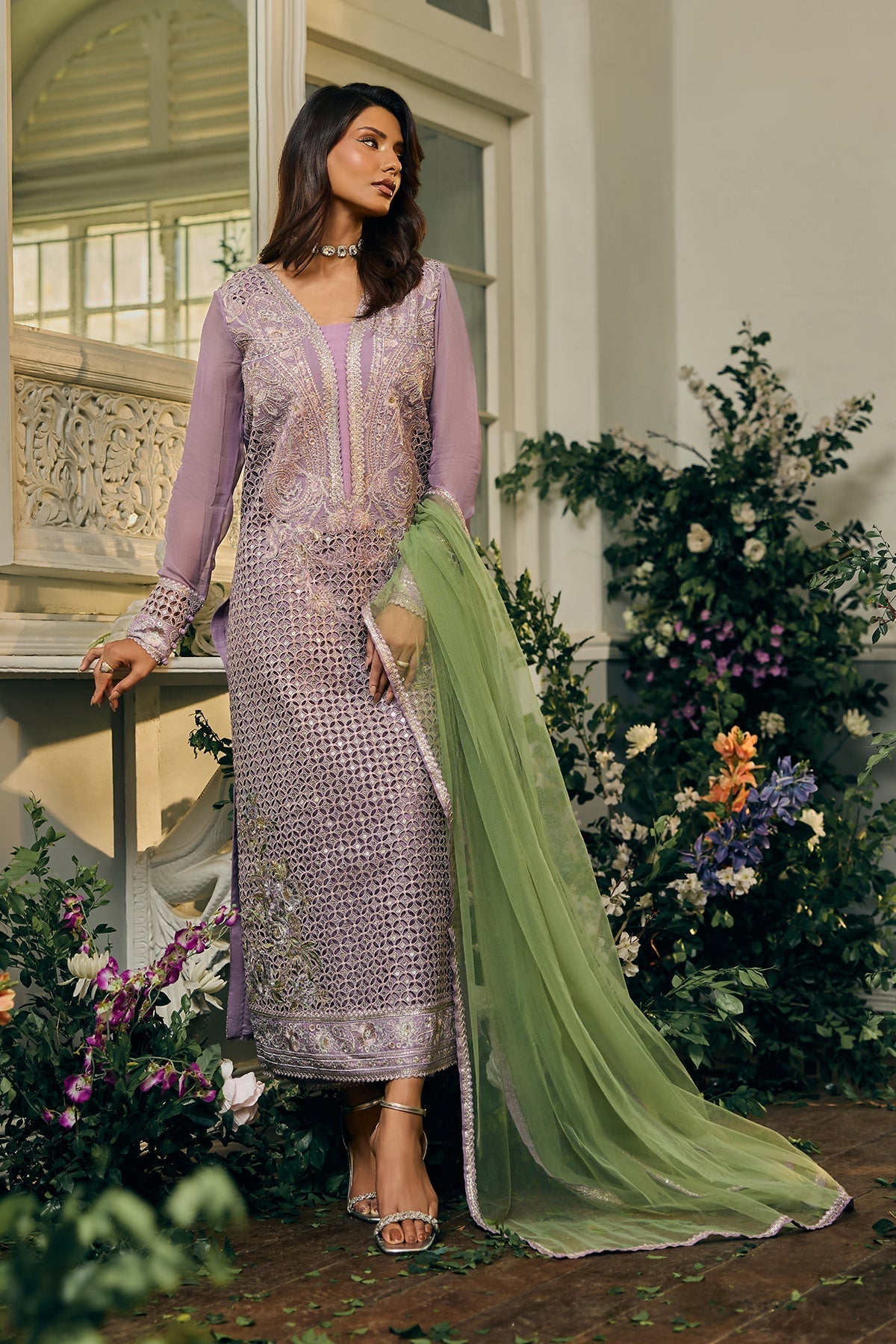 Charizma | Celine Festive 26 |CCE6-04 - Formal Dress - available at Maria Faisal in UK and USA.