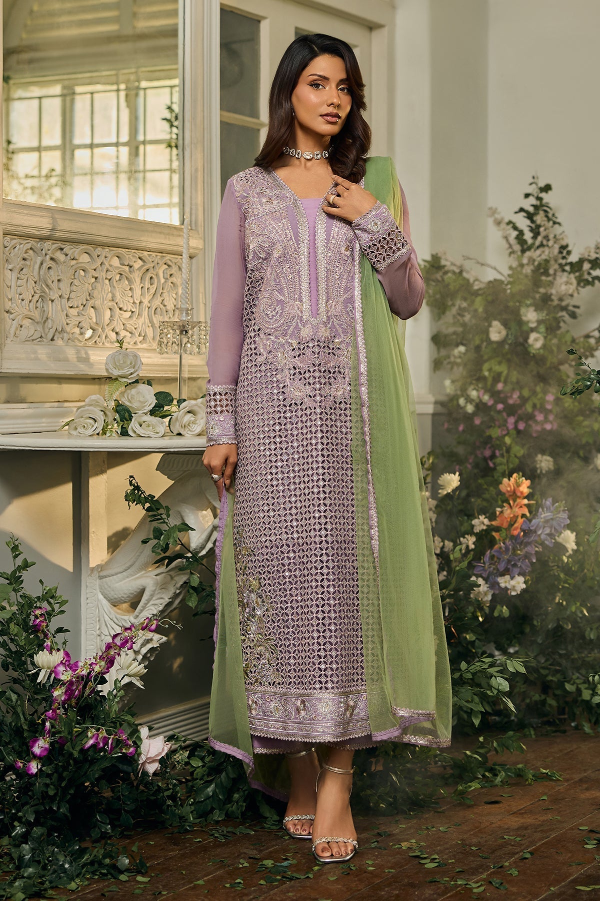 Charizma | Celine Festive 26 |CCE6-04 - Formal Dress - available at Maria Faisal in UK and USA.