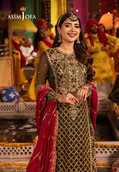 Asim Jofa | Chamak Damak Festive 24 | AJCD-27 - Pakistani Dress - Maria Faisal
