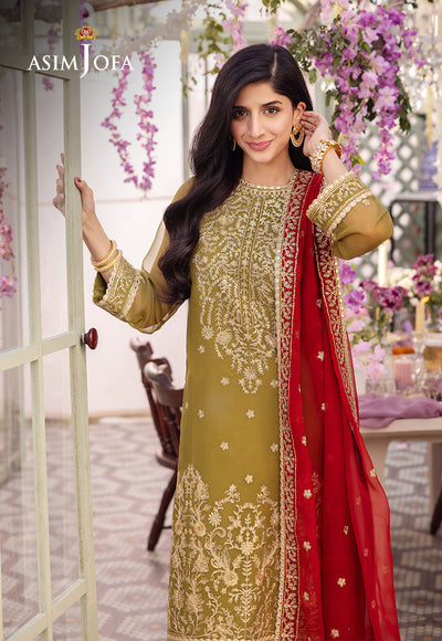 Asim Jofa | Dhanak Rang Collection | AJCF-26 - Waniyas