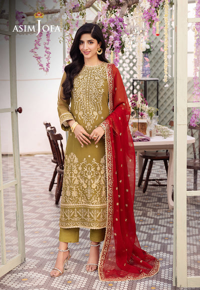 Asim Jofa | Dhanak Rang Collection | AJCF-26 - Waniyas