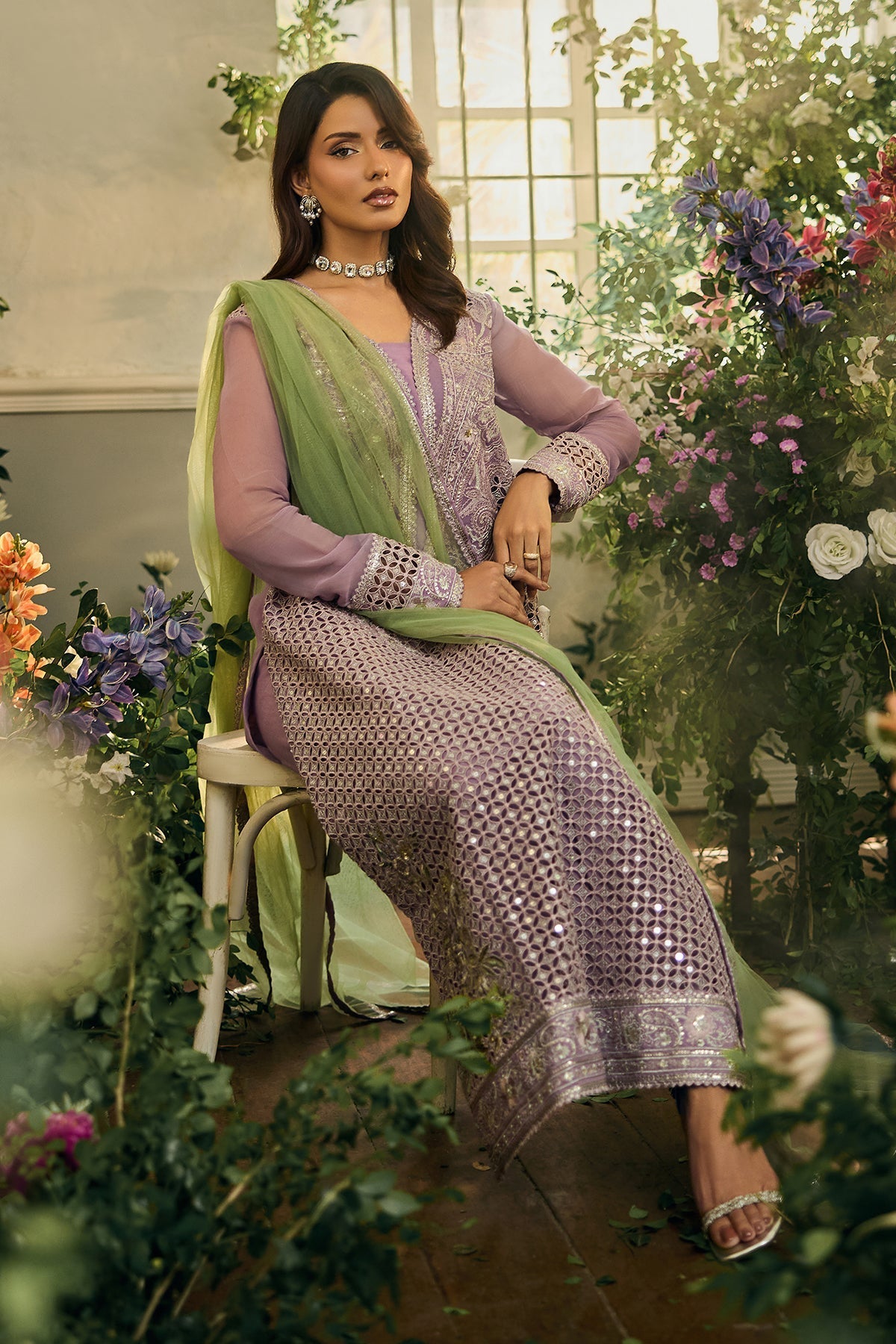 Charizma | Celine Festive 26 |CCE6-04 - Formal Dress - available at Maria Faisal in UK and USA.