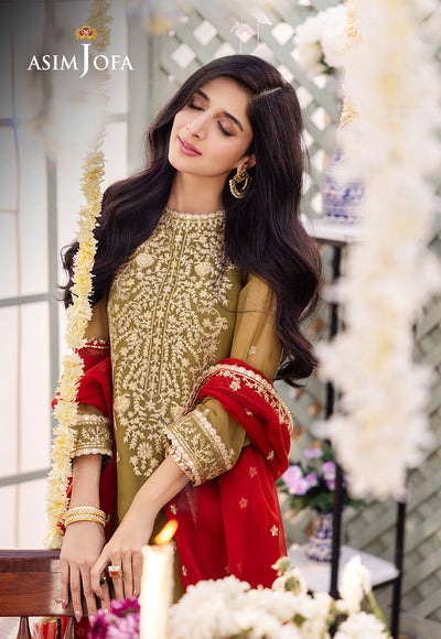 Asim Jofa | Dhanak Rang Collection | AJCF-26 - Waniyas