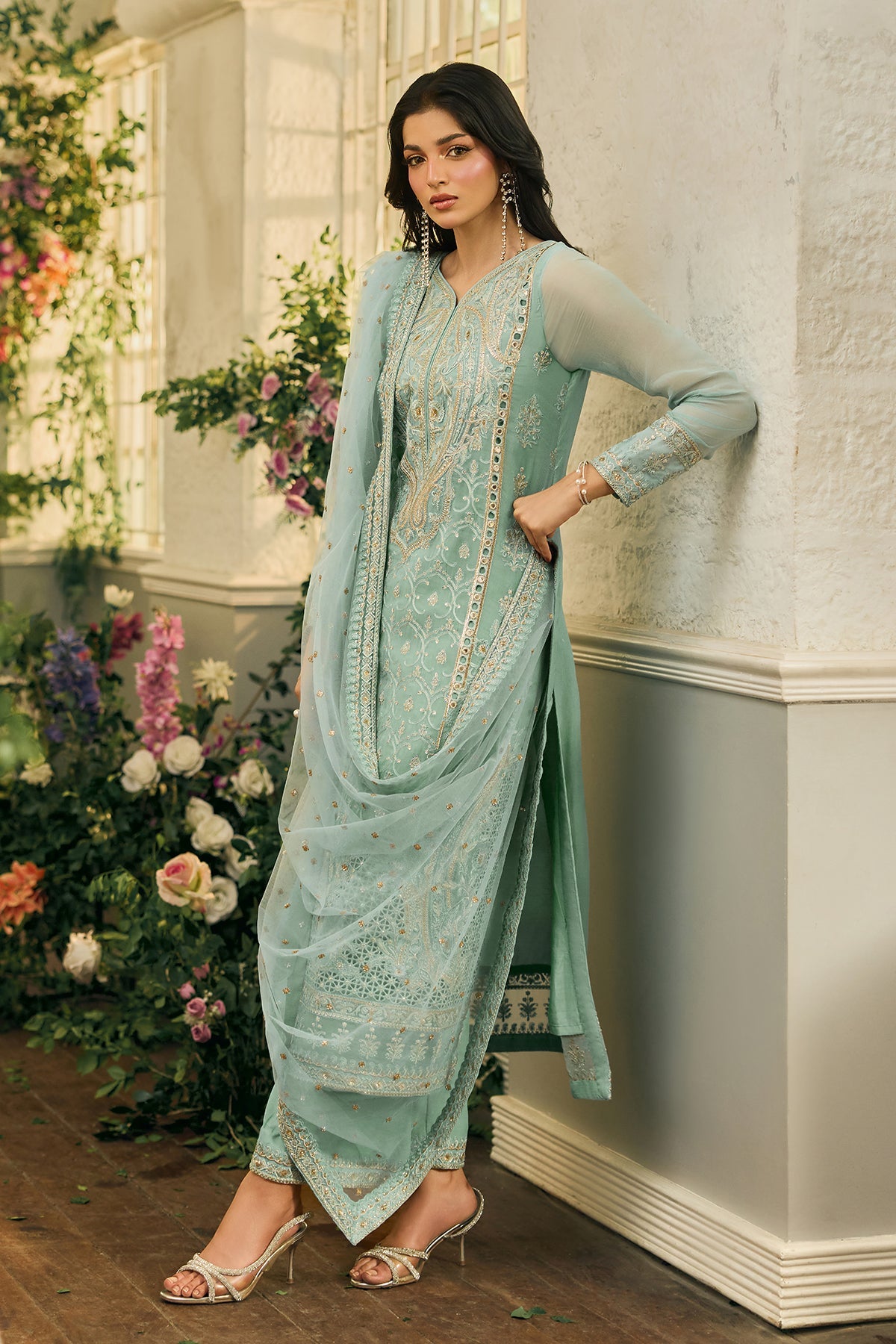 Charizma | Celine Festive 26 |CCE6-06 - Formal Dress - available at Maria Faisal in UK and USA.