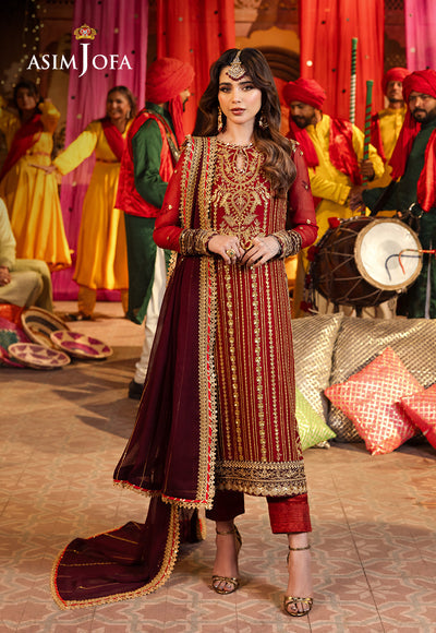 Asim Jofa | Chamak Damak Festive 24 | AJCD-28 - Pakistani Dress - Maria Faisal
