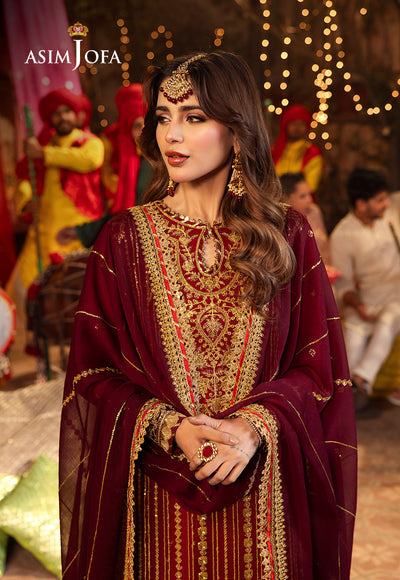 Asim Jofa | Chamak Damak Festive 24 | AJCD-28 - Pakistani Dress - Maria Faisal
