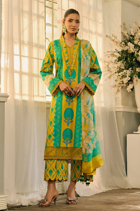 Charizma | C Print Lawn | CP6-15 - Luxury Dress - available at Maria Faisal in UK and USA.