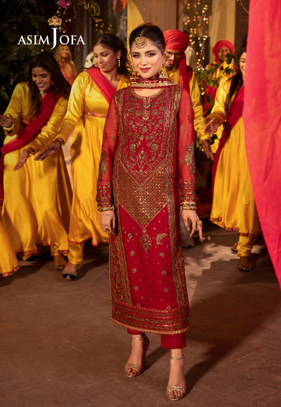Asim Jofa | Chamak Damak Festive 24 | AJCD-13 - Pakistani Dress - Maria Faisal