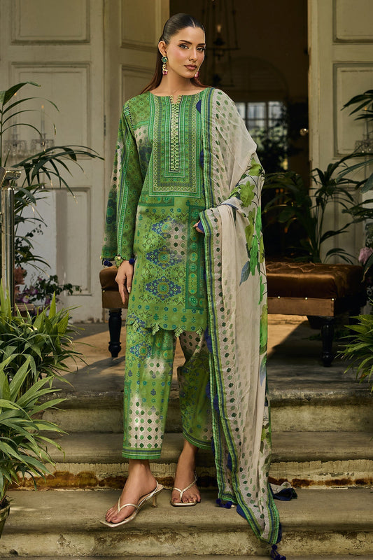 Charizma | C Print Lawn | CP6-17 - Luxury Dress - available at Maria Faisal in UK and USA.