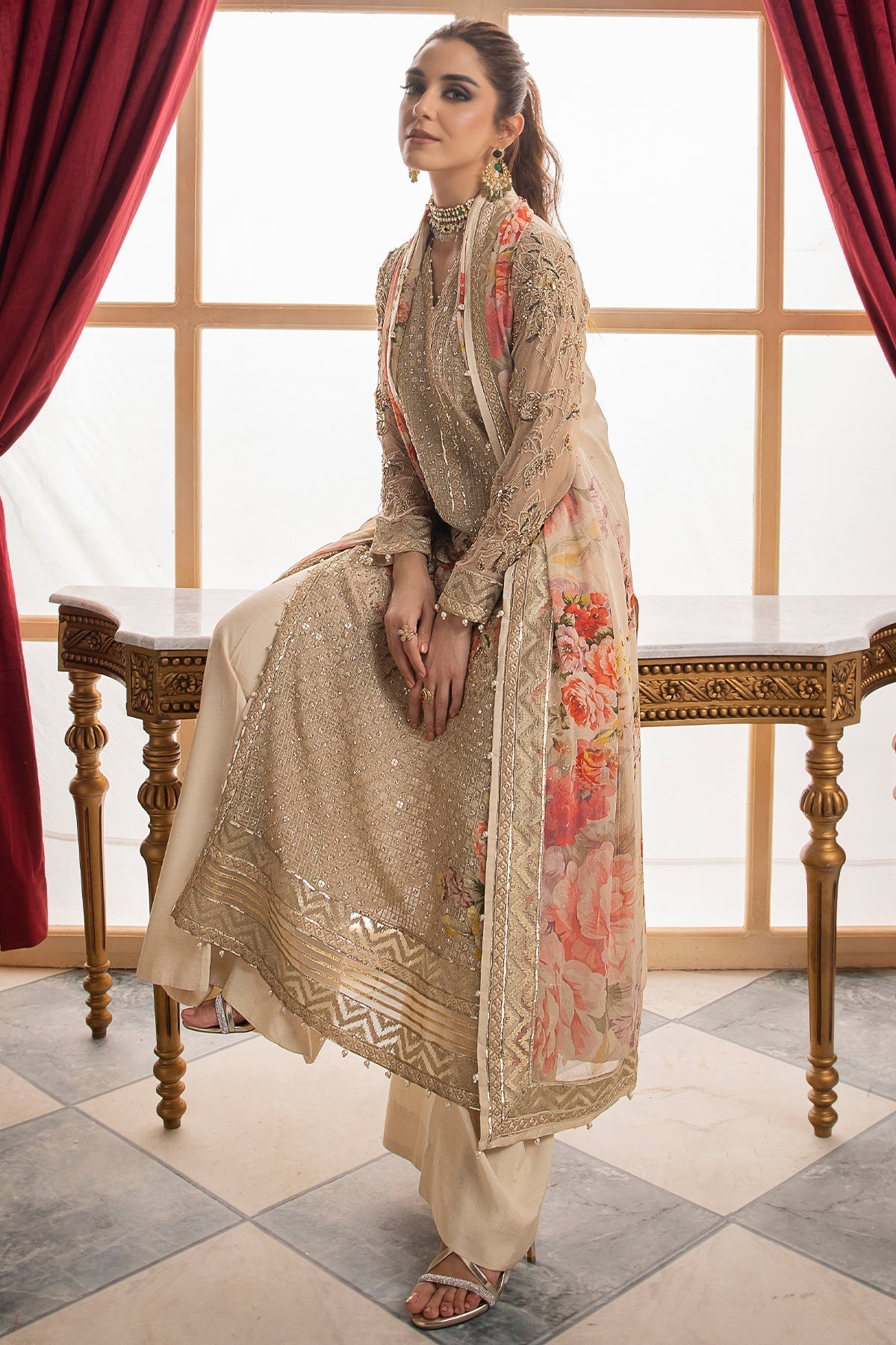 Charizma | Dastan e Jashan | DJW4-05 - Wedding Dress - Maria Faisal