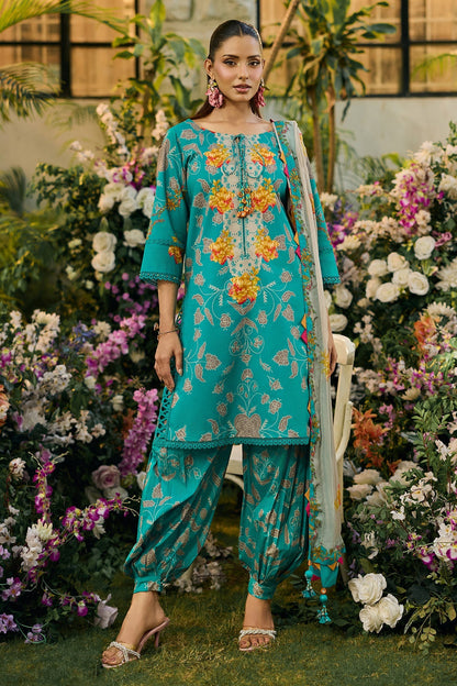 Charizma | C Print Lawn | CP6-12 - Luxury Dress - available at Maria Faisal in UK and USA.