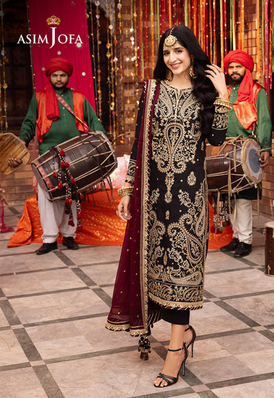 Asim Jofa | Chamak Damak Festive 24 | AJCD-03 - Pakistani Dress - Maria Faisal