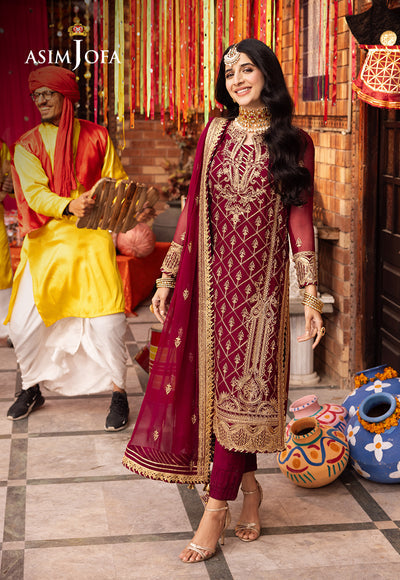Asim Jofa | Chamak Damak Festive 24 | AJCD-05 - Pakistani Dress - Maria Faisal