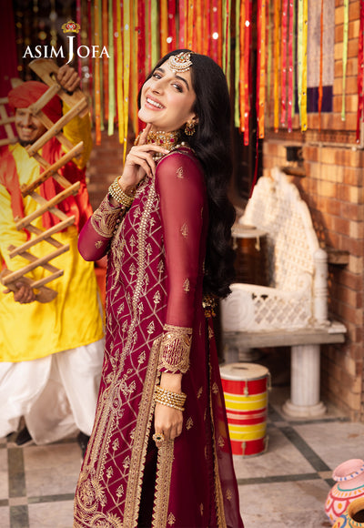 Asim Jofa | Chamak Damak Festive 24 | AJCD-05 - Pakistani Dress - Maria Faisal