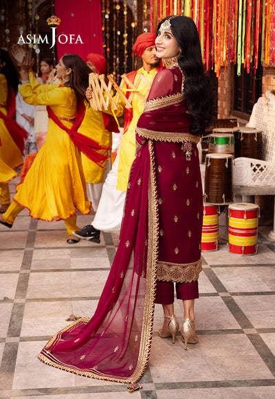 Asim Jofa | Chamak Damak Festive 24 | AJCD-05 - Pakistani Dress - Maria Faisal