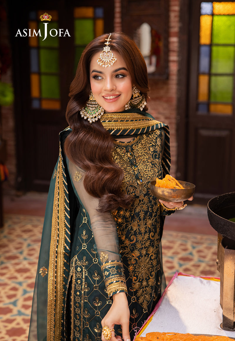 Asim Jofa | Pyaar Diyan Gallan Formals | AJEM-25 - Designer Dress - Maria Faisal
