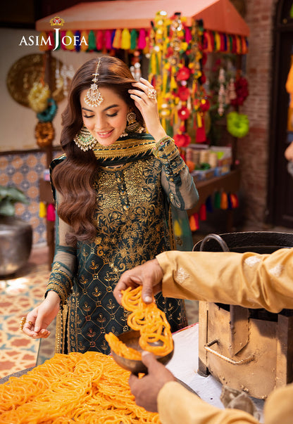 Asim Jofa | Pyaar Diyan Gallan Formals | AJEM-25 - Designer Dress - Maria Faisal